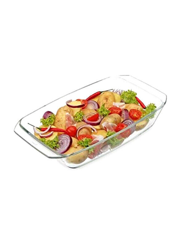 

Simax Glassware 1.5 Ltr Glass Rectangular Roaster, 7106, Clear