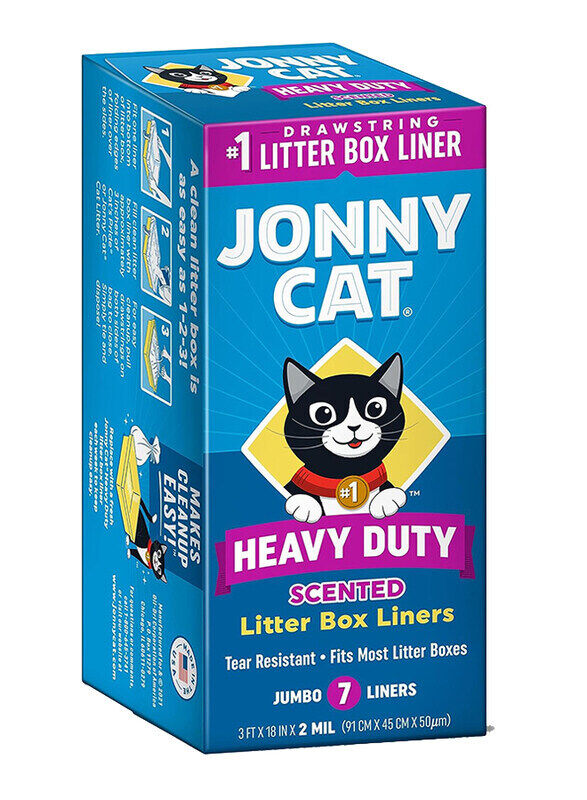 

Jonny Cat Heavy Duty Litter Liners for Cats, Multicolour