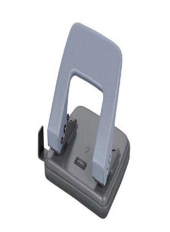 

Deli Two Hole Punch 20 Sheets Economical Ruler, Grey