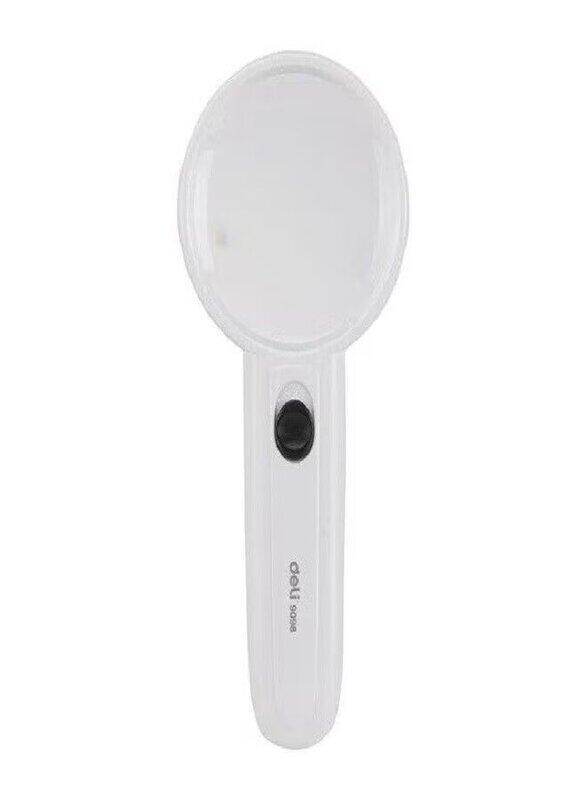 

Deli 3.5 x LED Magnifying Glass (80mm x 198mm, 65mm Lens), White