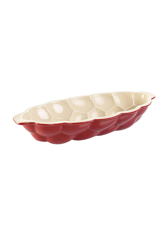 

Tescoma Ceramic Braided Bread Pan-Delicia, 622208, Red