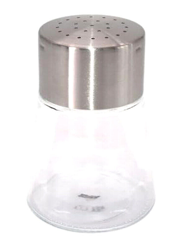 

LTR Cheese Shaker Jar with Stainless Steel Lid, Silver