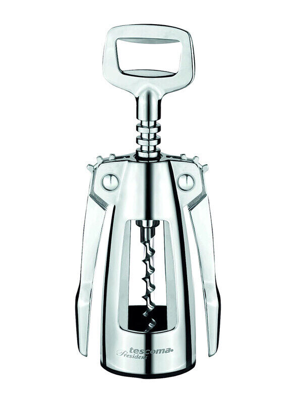 

Tescoma Stainless Steel Wine Bottle Opener, 638647, Silver