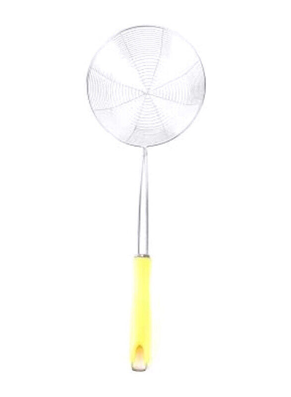 

Classy Touch 16cm Spider Oil Deep Fry Net Strainer, Silver/Yellow