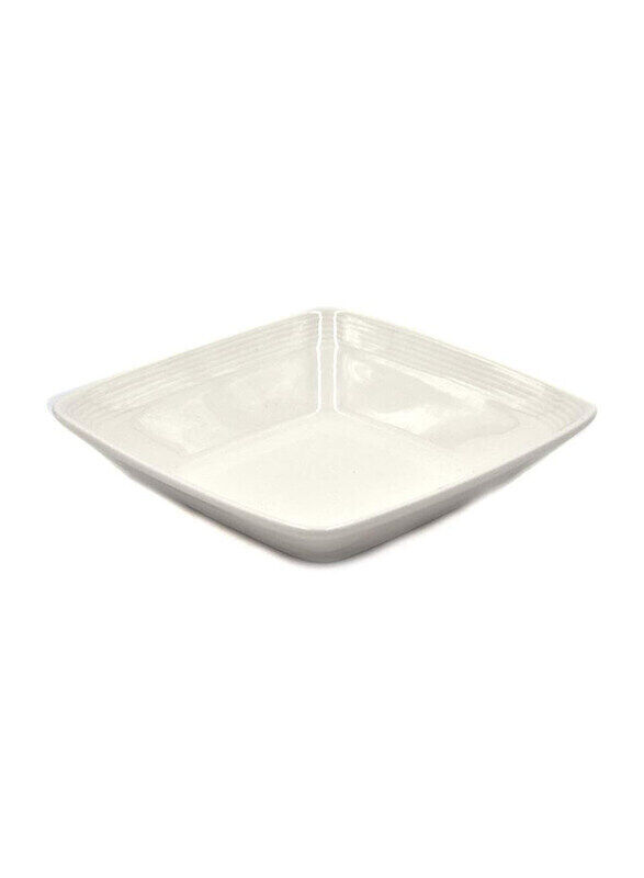 

Qualitier 15cm Square Porcelain Bowl, Off White