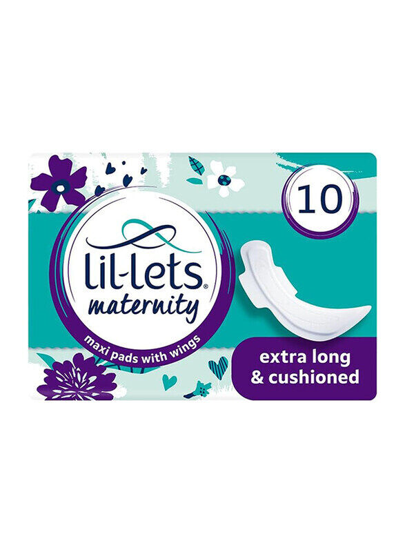 

Lil-lets Maternity Maxi Pads with Wings, 10 Pieces