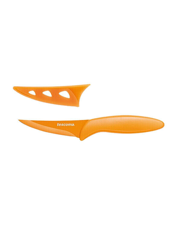 

Tescoma 8cm Presto Tone Non-Stick Knife, 863080, Orange