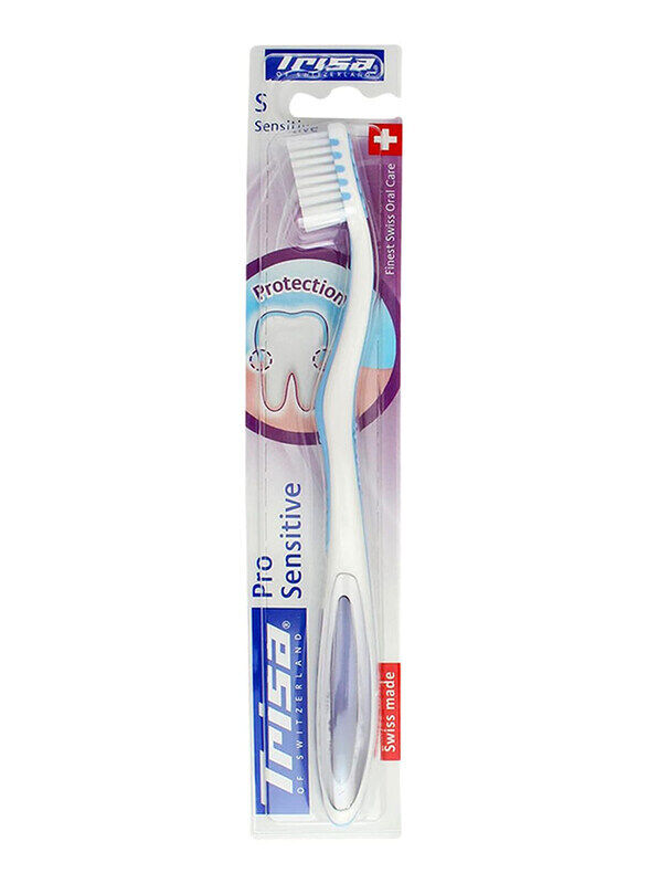 

Trisa Pro Sensitive Ultra Toothbrush with Travel Cap, Soft, 1 Piece