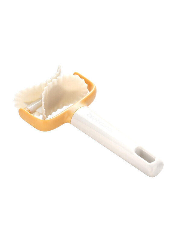

Tescoma Delicia Rolling Crimped Circle Cutter, 630011, White/Yellow