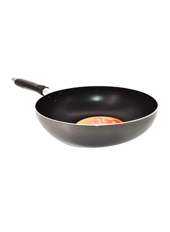 

Love Song 26cm Fry Wok with Handle, Black