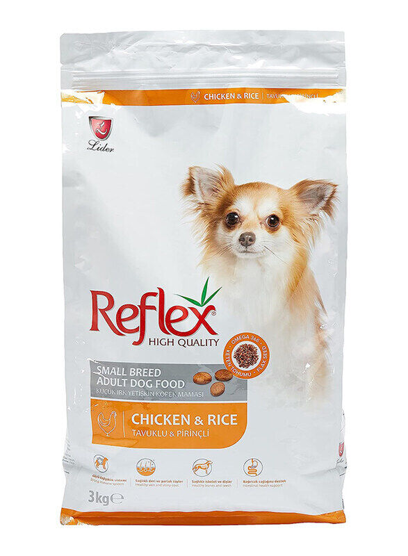 

Reflex Chicken & Rice Small Breed Adult Dogs Dry Food, 3 Kg