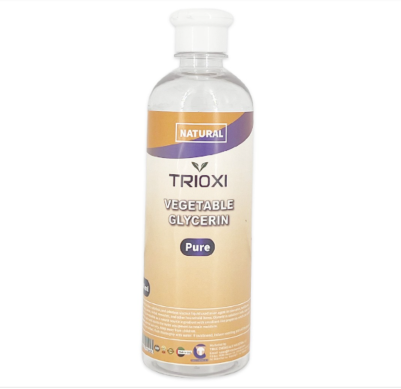 

Trioxi Natural Organic Vegetable Glycerin 500ML Pack of 2 100% Pure, USP Grade, Skin & Hair Moisturizer, DIY Beauty & Food-Grade Use