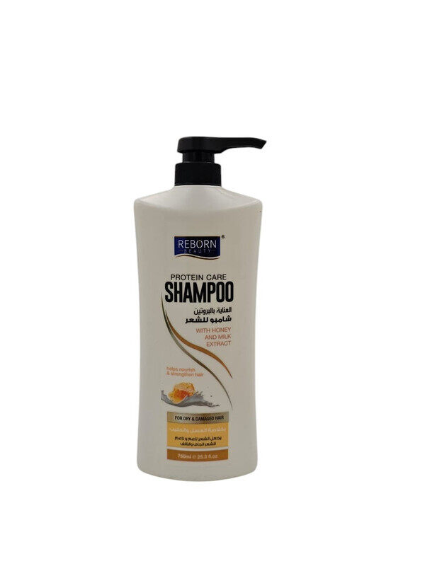 

Reborn Beauty Protein Care Shampoo Honey 750ml 6 Pcs/Ctn