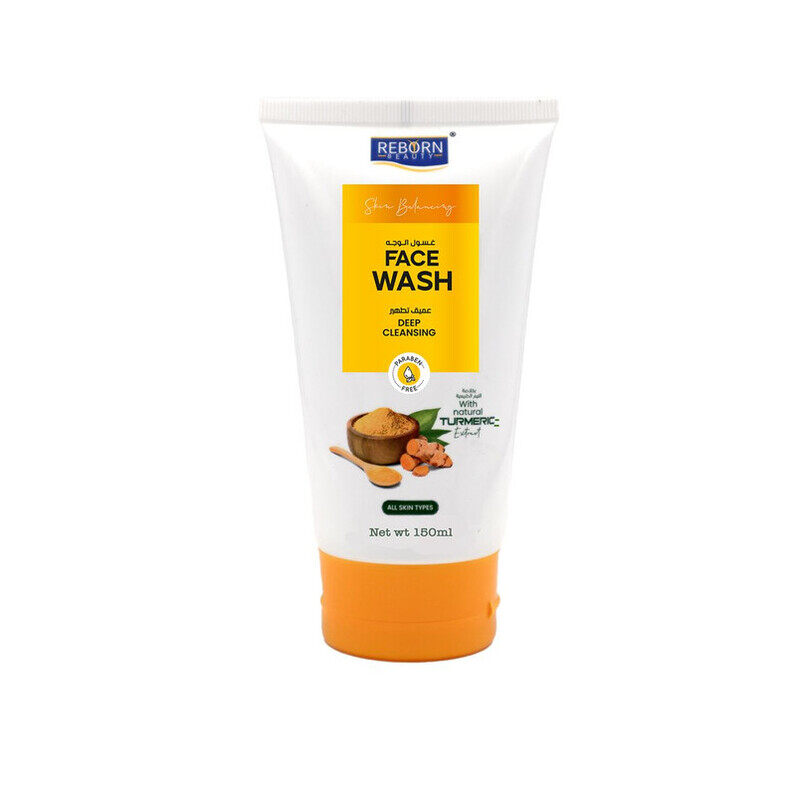 

Reborn Beauty Face Wash Turmeric- Sulfate Free 150Ml