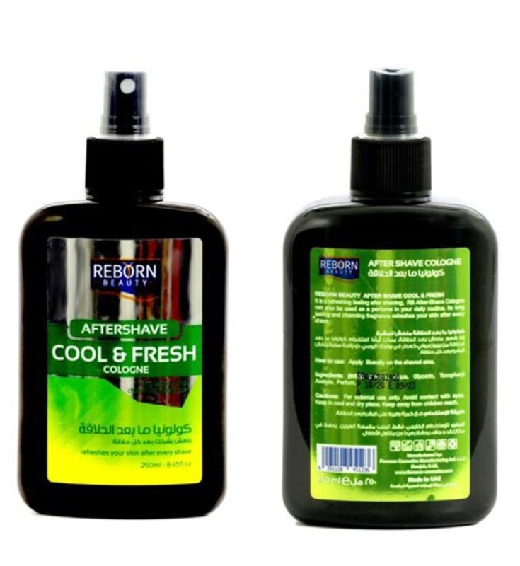 Reborn Beauty After Shave Cool & Fresh Cologne 250ml 24Pcs/Ctn