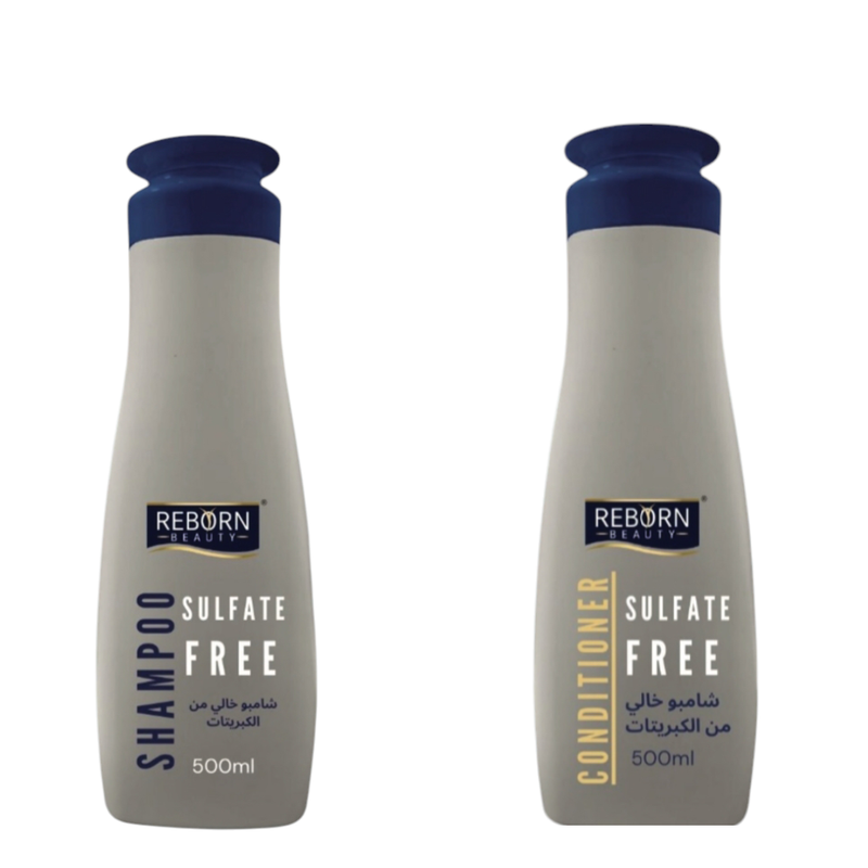 

Reborn Beauty Sulfate Free Shampoo & Conditioner 500ml 6 Sets/Ctn