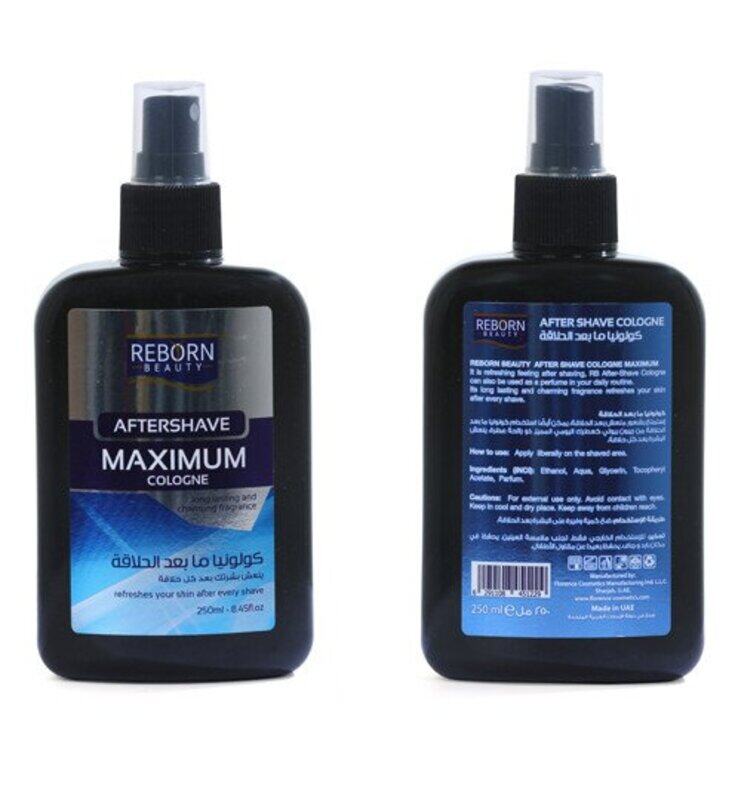 

Reborn Beauty After Shave Maximum Cologne 250Ml 24Pcs/ Ctn