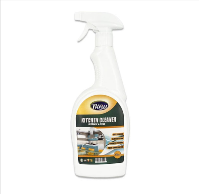 

Thrill Kitchen Cleaner Spray 700ML Pack of 3 Degreaser, Anti-Bacterial, Fresh Scent, Safe for Food Surfaces