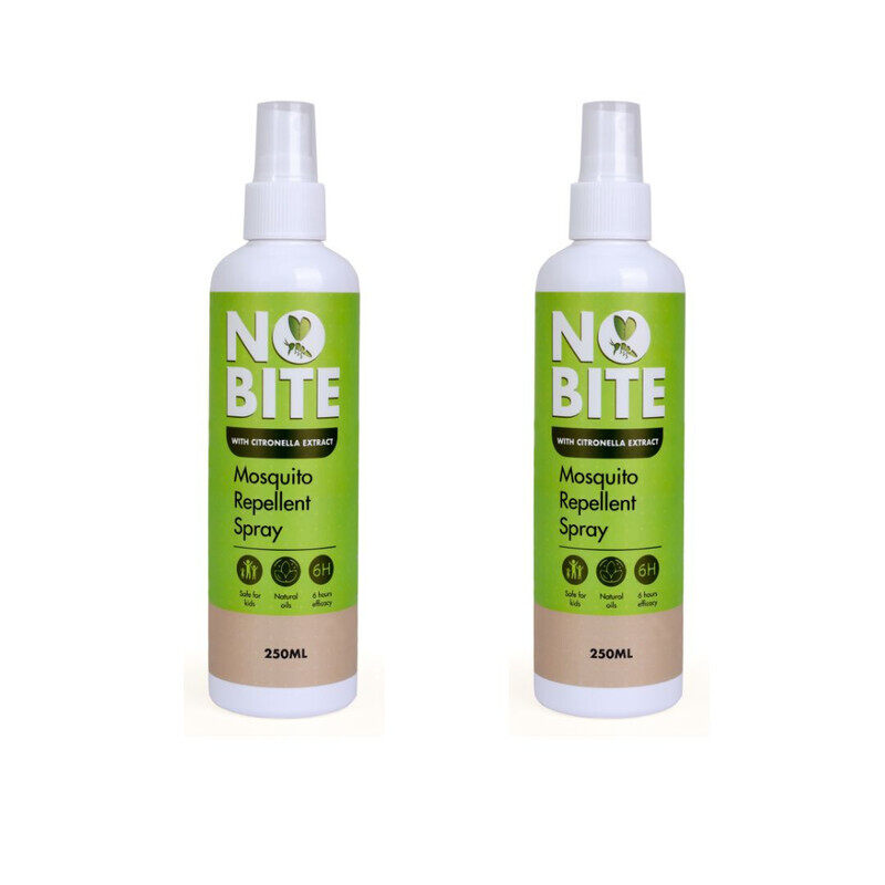 

No Bite Mosquito Repellent Spray - Pack of 2 x 250ml