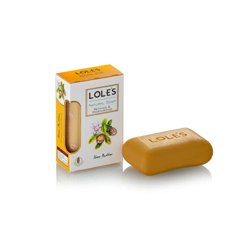 

LOLE'S Luxury Pure Natural Soap, Shea Butter Beauty Bar, Vitamin E, SLS-Free, Crisp & Fresh Touch, 100% Vegetable, No Animal Fat 150g