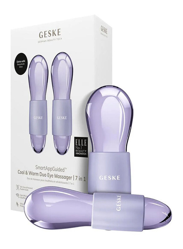 

GESKE 7 in 1 Cool & Warm Duo Eye Massager, Purple