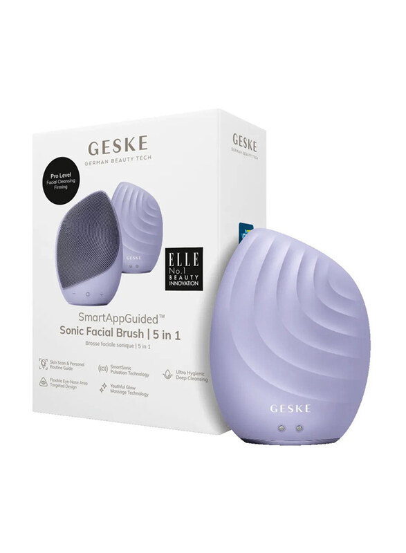 

GESKE 5-in-1 Electric Sonic Facial Brush, Purple 10, 1 Pieces