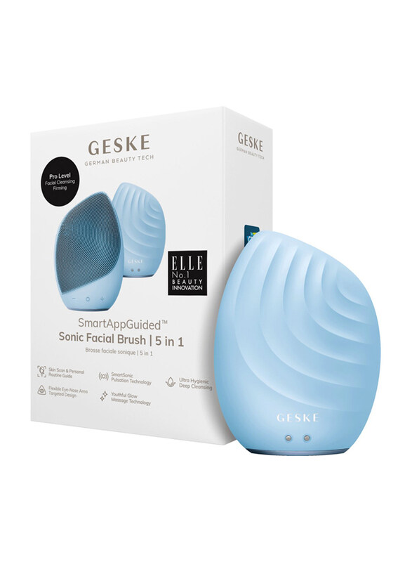 

GESKE 5-in-1 Electric Sonic Facial Brush, Aquamarine 10, 1 Pieces