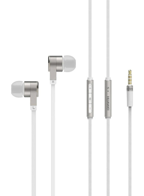 

Huawei AM13 3.5mm Jack In-Ear Noise Cancelling Earphones, Silver