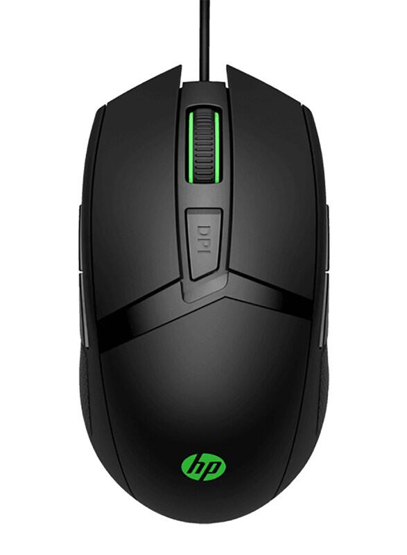 

HP 300 Pavilion Wired Optical Gaming Mouse with GRN Cable, Black