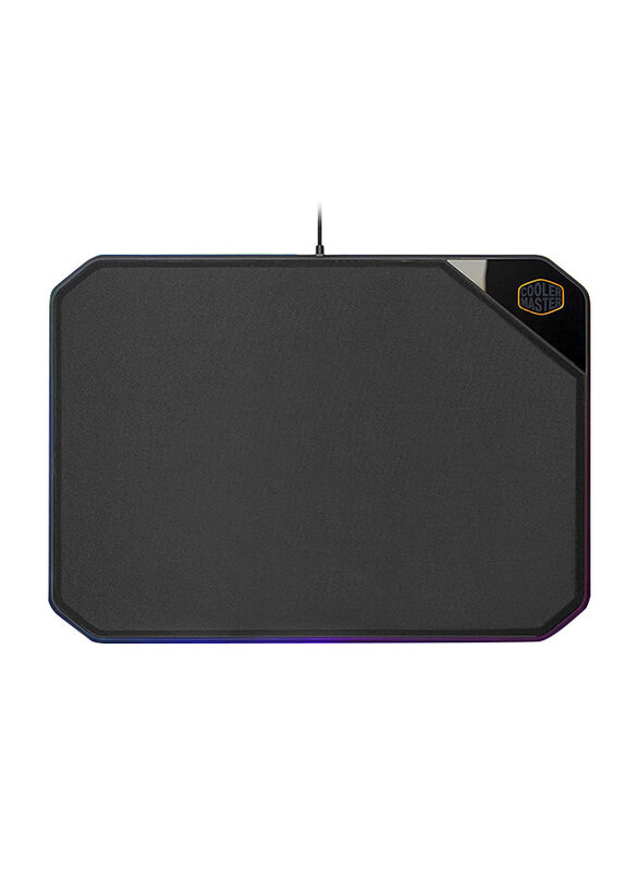 

Cooler Master MP-860 RGB Hard/Soft Double Sided Gaming Mouse Pad, Black