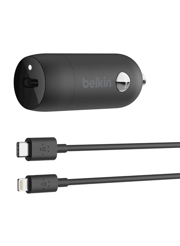 

Belkin Boost Charge USB-C Car Charger, 18W, Black