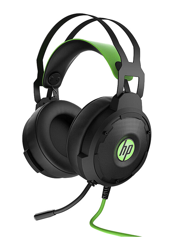 

HP Pavilion 600 3.5mm Jack Over-Ear Gaming Headset, Black/Green