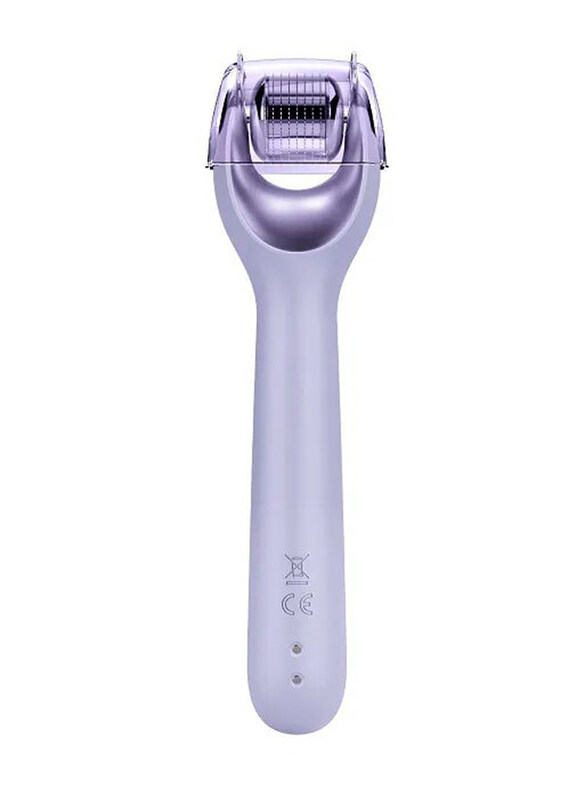 

GESKE 9 in 1 Micro Needle Face Roller, Purple 53