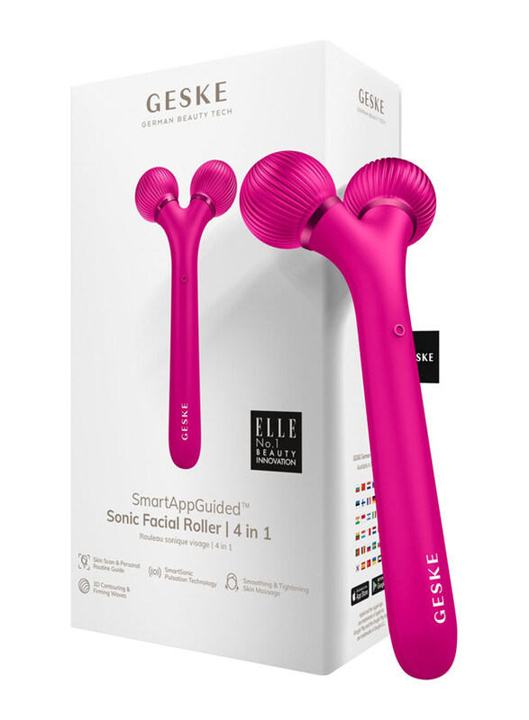 

GESKE 4-in-1 Sonic Facial Roller, Magenta 40, 1 Pieces