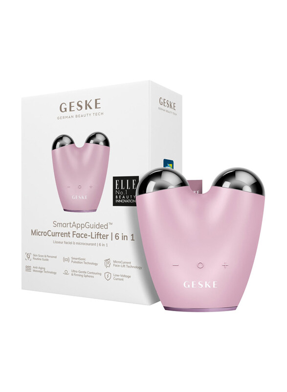 

GESKE 6-in-1 MicroCurrent Face-Lifter, Pink, 1 Pieces