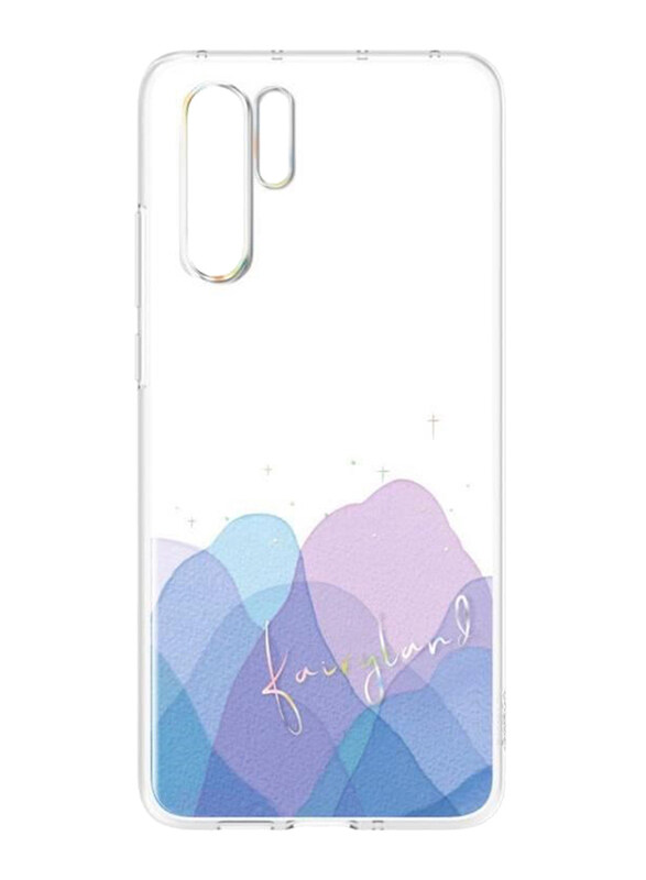 

Huawei Transparent Mobile Phone Case Cover for Huawei P30 Pro, Iridescent Fairyland, Clear