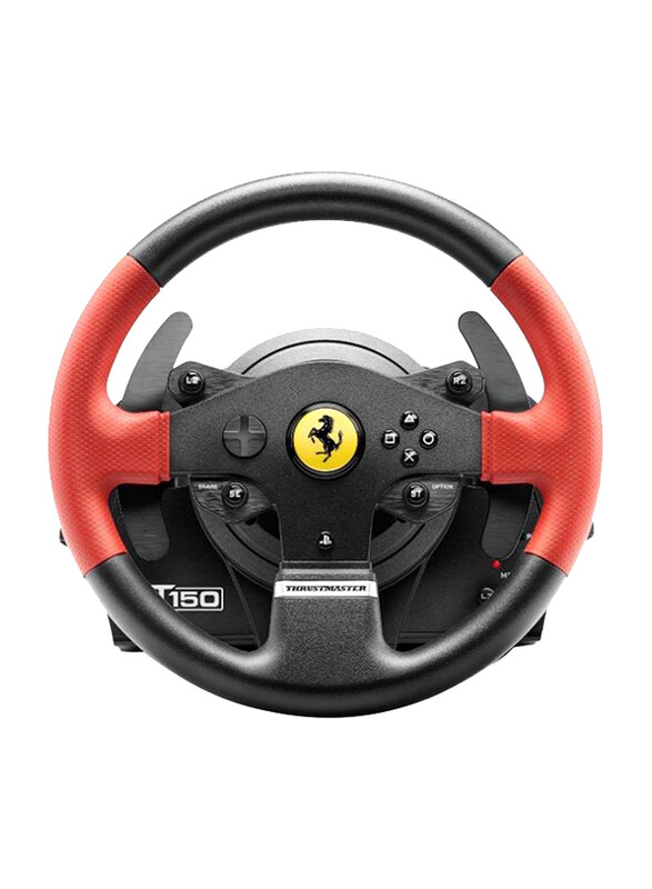 

Multiple Thrustmaster T150 Ferrari Force Feedback Racing Wheel for PlayStation PS4/PS3/PC, Official Sony Licensed, Red/Black