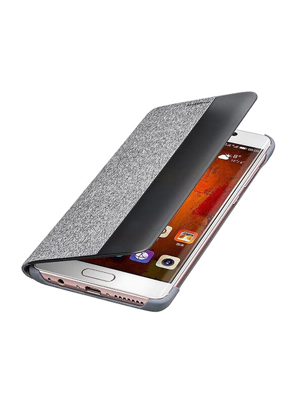 

Huawei Smart View Mobile Phone Flip Case Cover for Huawei Mate 9 Pro, Grey