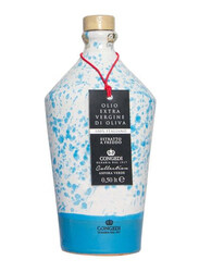 Congedi - 100% Italian Extra Virgin Olive Oil Amphora Gift Collection, Line Blue, 500ml
