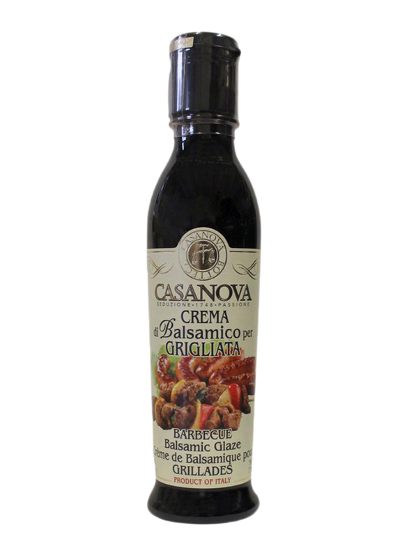 Casanova 1748 - Italian Barbeque Balsamic Glaze Vinegar Pet Bottle, 220ml