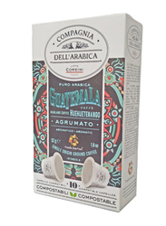 Corsini Guatemala Single Origin Ground Pure Arabica Compatible Coffee Capsules, 10 Capsules, 52g
