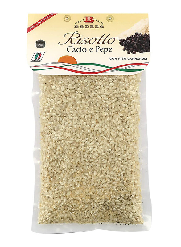 

Brezzo - Italian Italian Carnaroli Rice with Black Peppers Single Bag, 300g