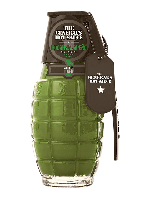 

The General's Hot Sauce Hooah Jalapeno Peppers Sauces, 180ml
