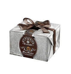 Flamigni Italian Panettone Gourmet Bread Cake Extra Dark Chocolate Drops and Cream Sparkling Hand Wrapped, 950g