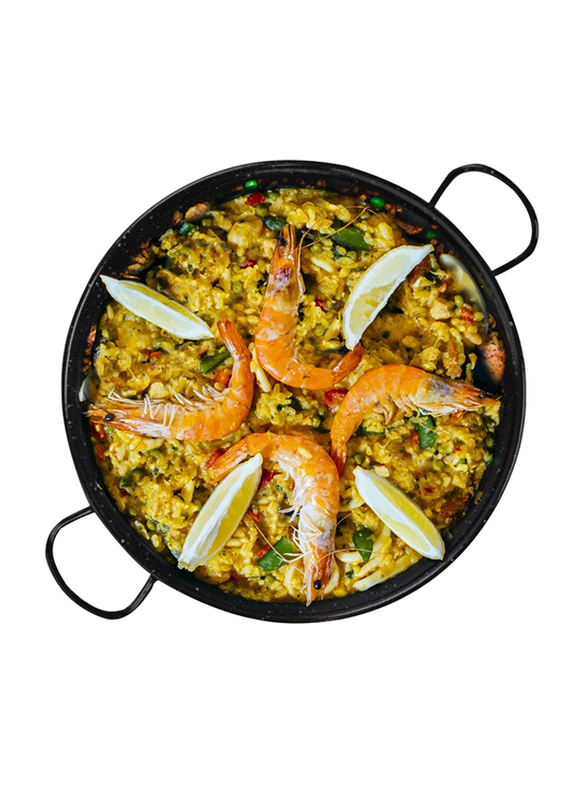 EL Avion Spanish Paella Kit - Special Rice Arroz 500g + Paella Seasoning with Saffron 9g + Extra Virgin Olive Oil 20ml with Authentic Paella Pan - 2-3 pax