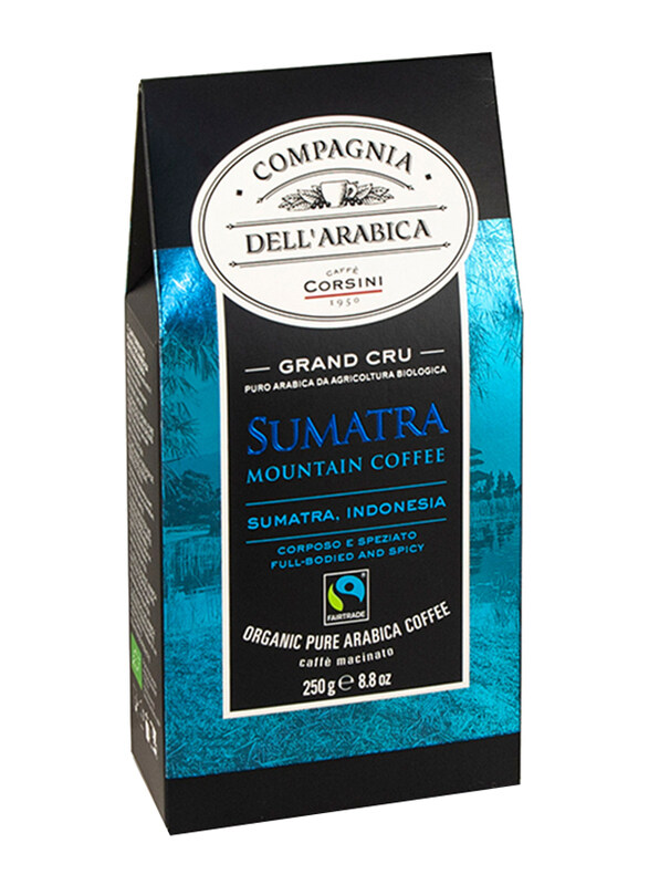 

Corsini Sumatra Mountain Pur Arabica Single Origin Ground Coffee, 250g