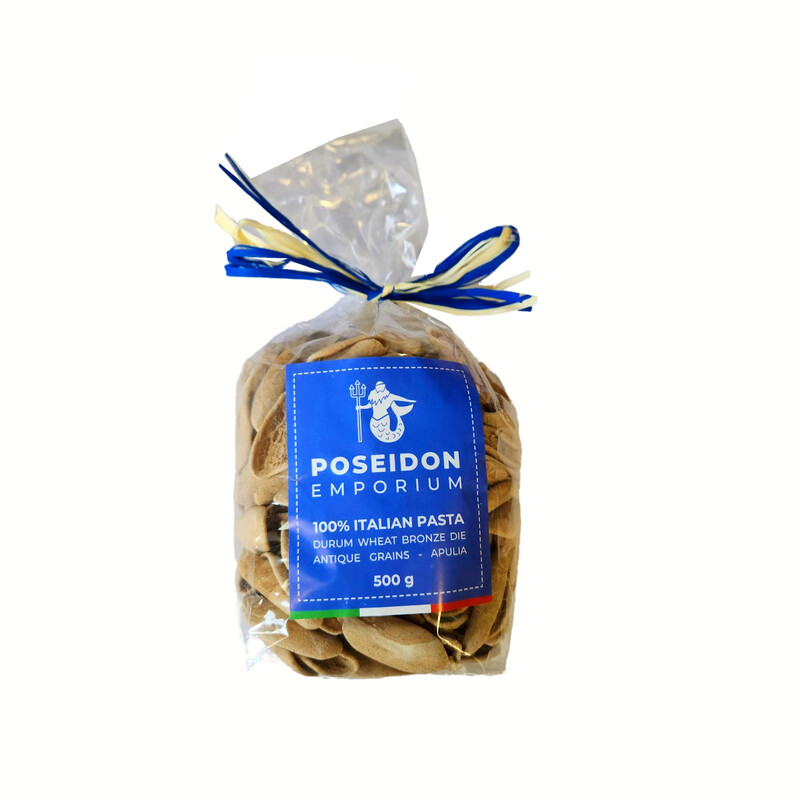

Italian Pasta Strascinate Burned Wheat Bronze Die Apulia 500g