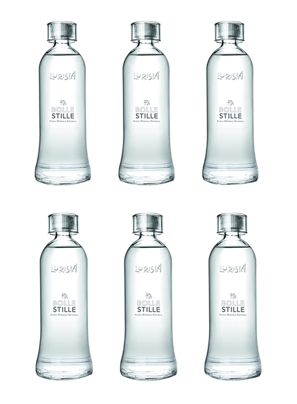 Lurisia WINNER Fine Stille Spring Mineral Water from Italian Alps - Low TDS - 6 Glass Bottles x 750ml