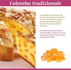Colomba Cake Traditional Recipe with Candied Orange Peel Soft & Delicate Artisan Easter Cake with Candied Orange Navel Hand Wrapped Made in Italy 1kg