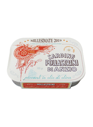 Pollastrini di Anzio Premium Millesimate 2019 Italian Spiced Vintage Sardines in Olive Oil, 100g